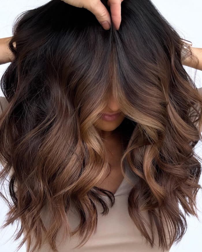 Mid-Back Layers With Balayage Mid-Back Layers With Balayage — Asian Haircuts
