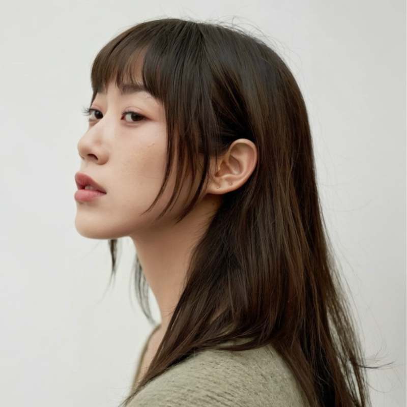 Mid-Back Hush Cut With Voluminous Layers Mid-Back Hush Cut With Voluminous Layers — Asian Haircuts