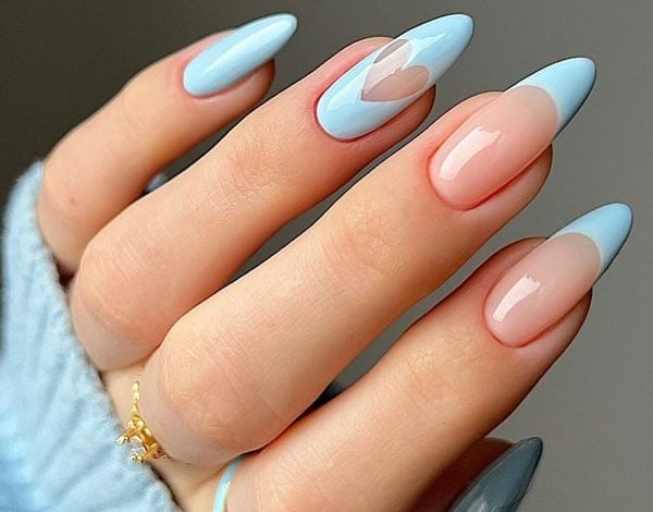 Top 18 Baby Blue Nails for a Chic and Elegant Style | Fab Mood