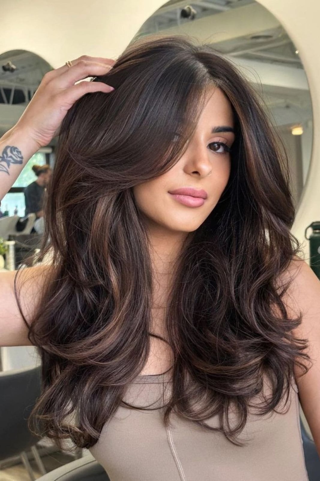 Dark Brown Balayage With Caramel Highlights — Balayage Hair