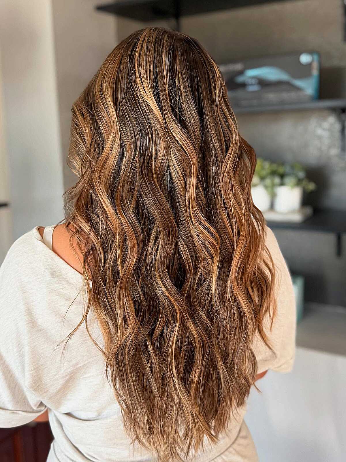 Medium Brown With Caramel Balayage — Balayage Hair