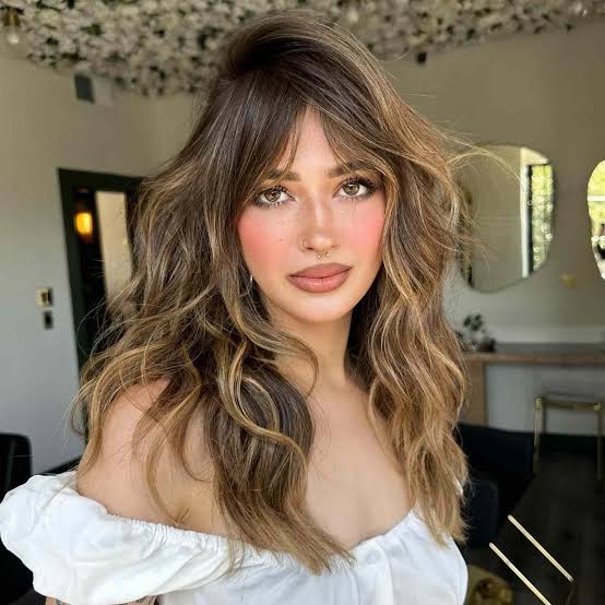 Collarbone Dark Blonde Balayage Blowout — Balayage Hair Blonde