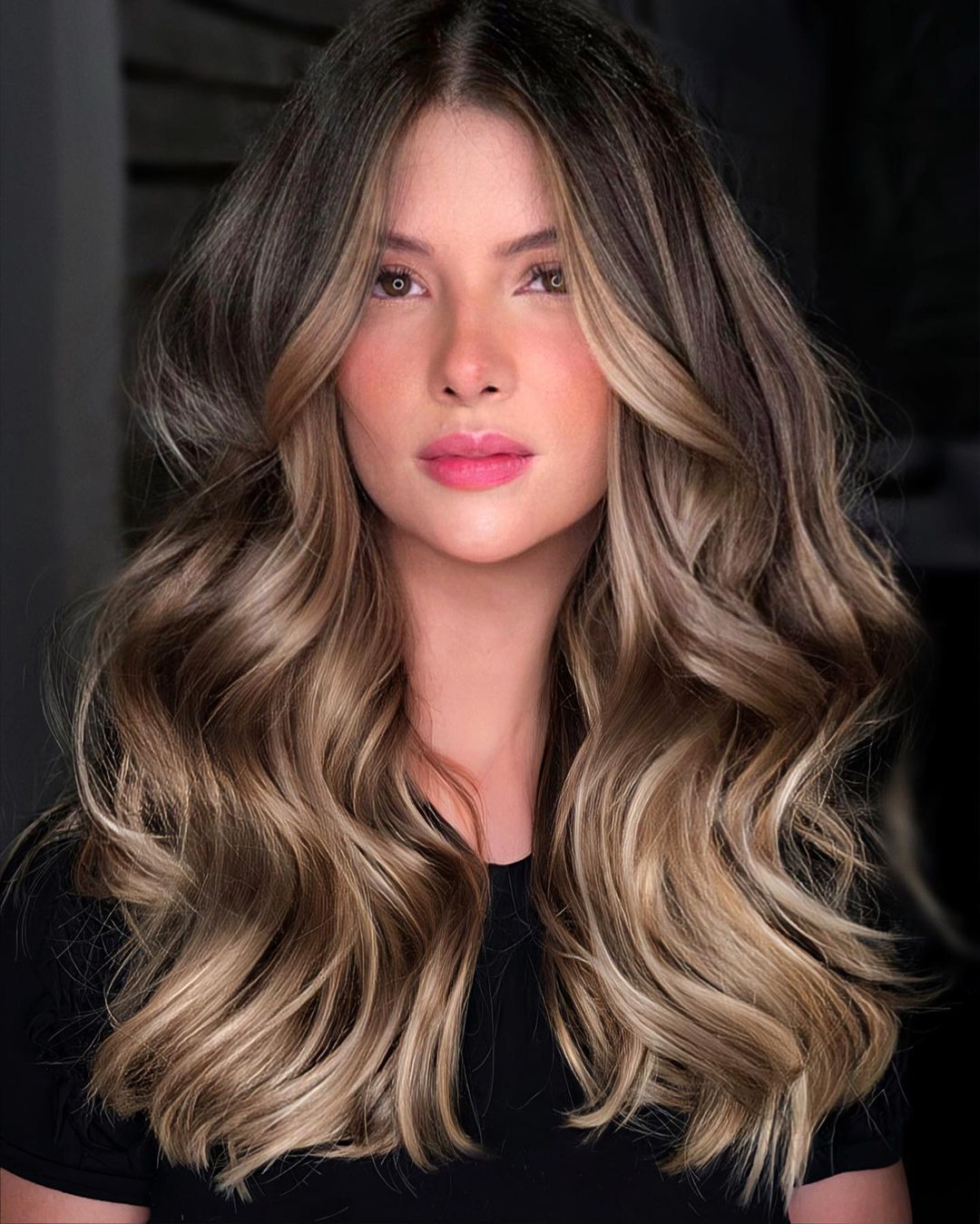 Dark Brown Base With Subtle Beige Highlights