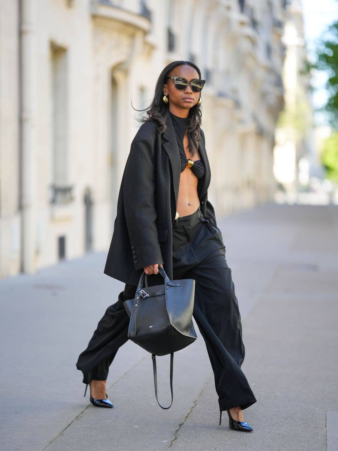 Fashion-Forward Casual Oversized Blazer Fashion-Forward Casual Oversized Blazer — Black Blazer Outfit