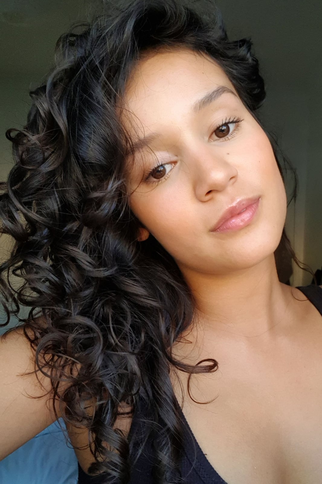 Shoulder Length Natural Curly Texture Shoulder Length Natural Curly Texture — Black Curly Hair