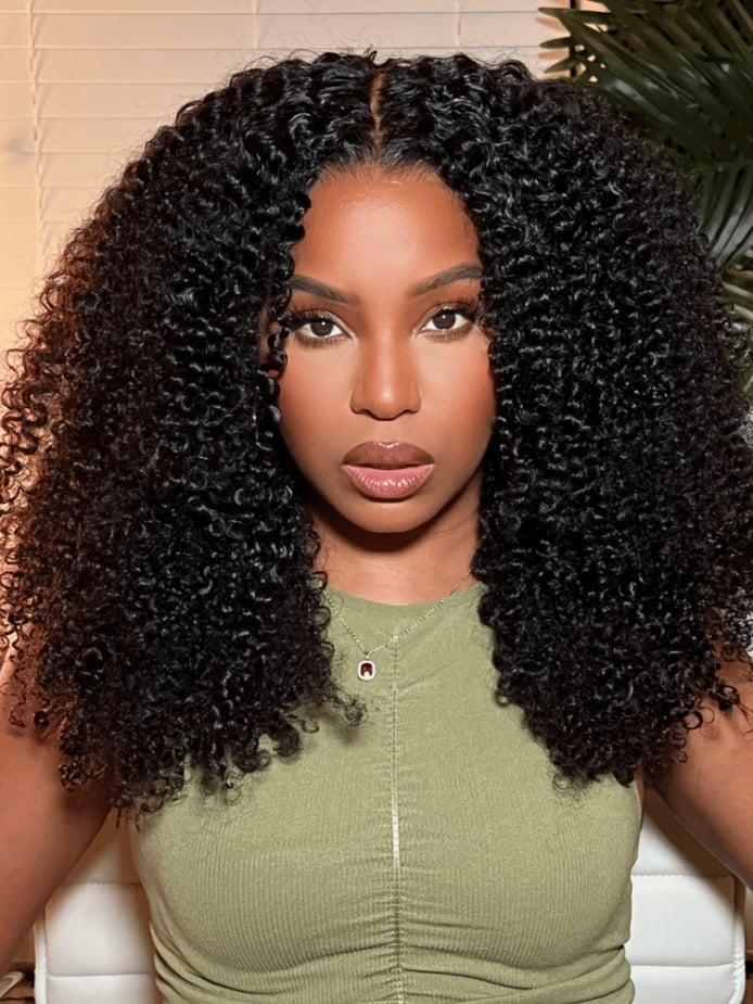 Collarbone Length Layers With Defined Curls Collarbone Length Layers With Defined Curls — Black Curly Hair