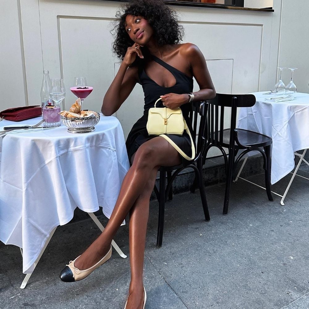 Black One-Shoulder Dress with Cut-Out Black One-Shoulder Dress with Cut-Out — Black Dress Outfits