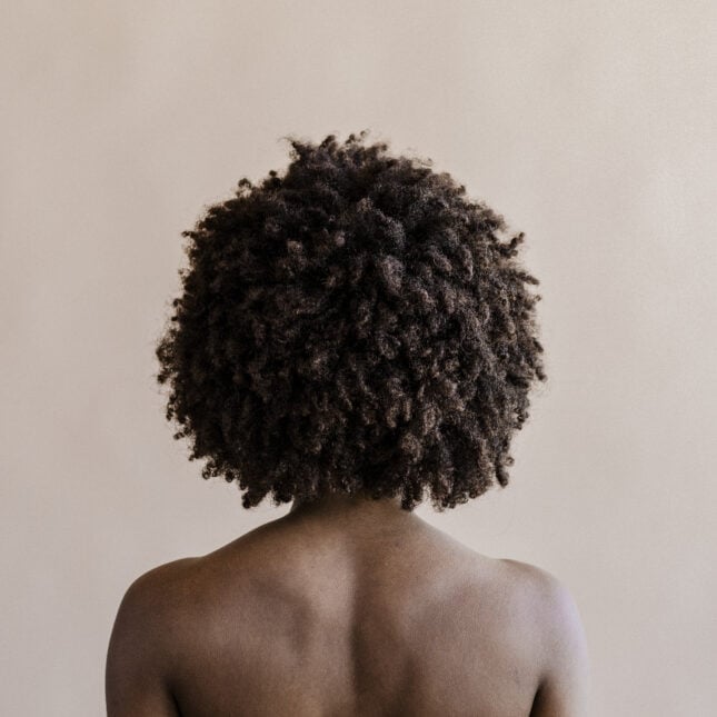 Shoulder Length Voluminous Afro — Black Hair