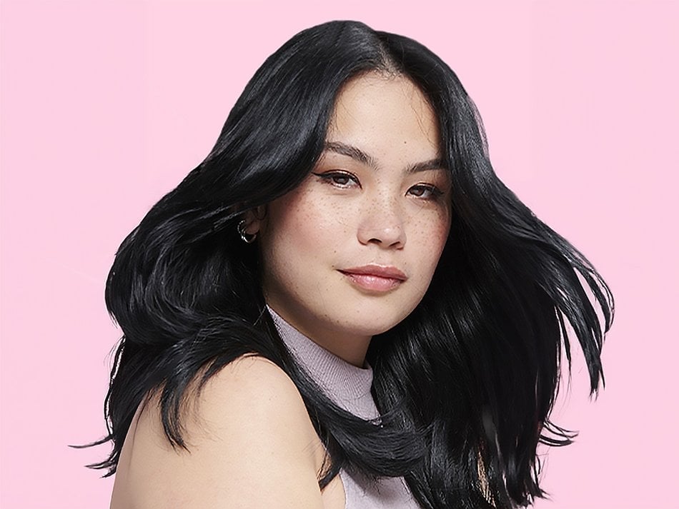 Shoulder Length Fine Straight Hair Blowout — Black Hair