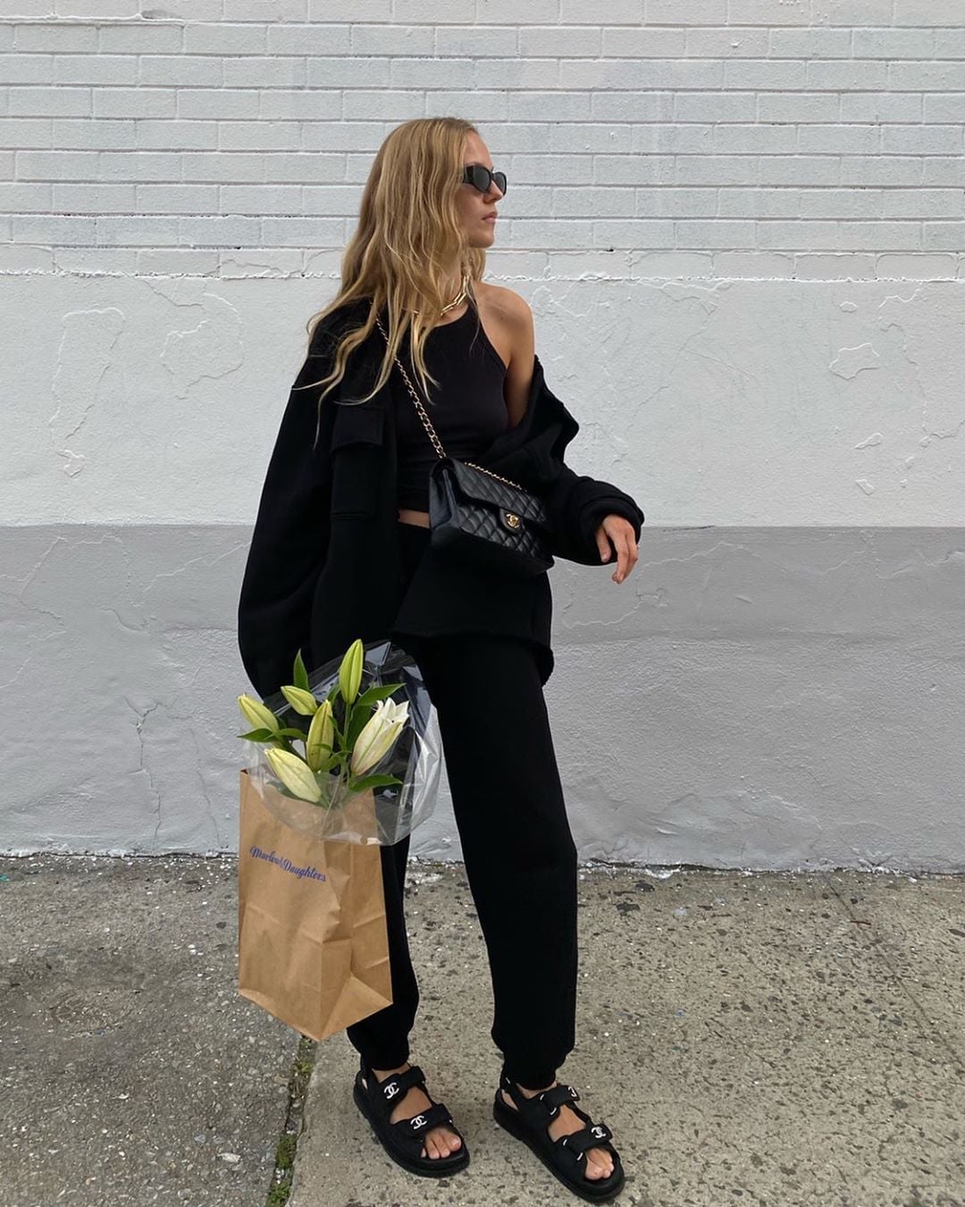 Monochrome Black Elevated Loungewear — Black Sweatpants Outfit