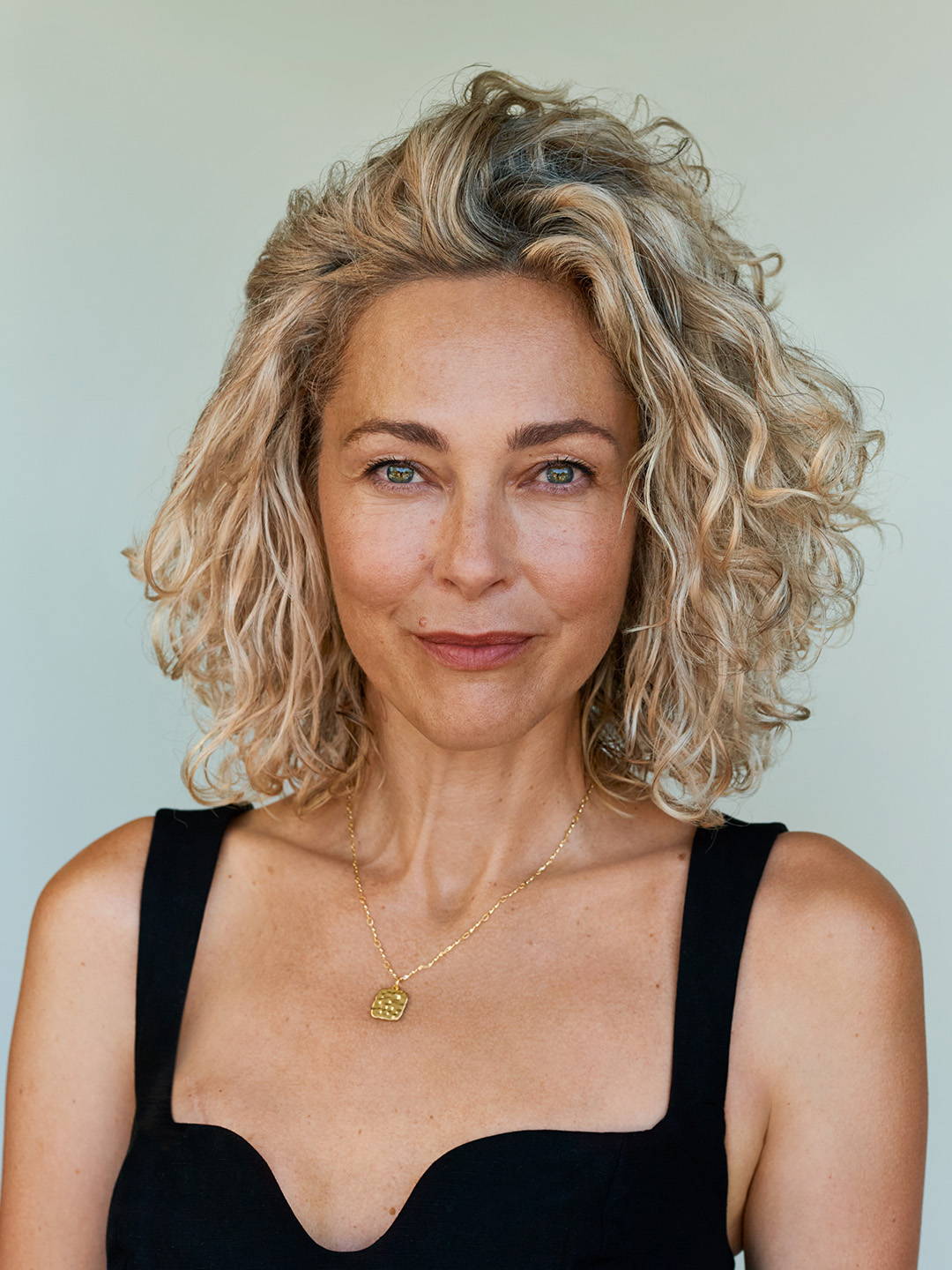 Shoulder Length Natural Blonde Curls — Blonde Haircuts