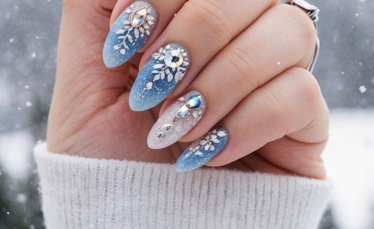 26 Winter Wedding Nails: Enchanting Designs for Your Frosty Fairytale - Graceful Vows