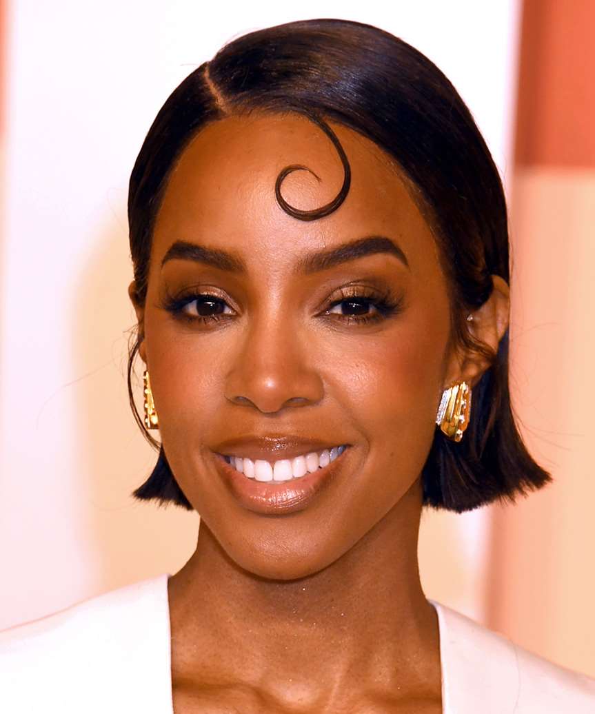 Sleek Chin Length Dark Brown Bob Tucked — Blunt Bob