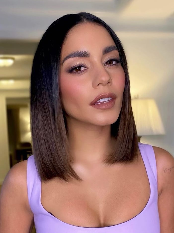 Chin Length Ombre Blunt Bob