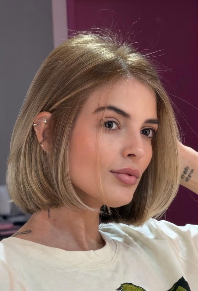 Collarbone Bob With Soft Volume — Bob for Fine Hair
