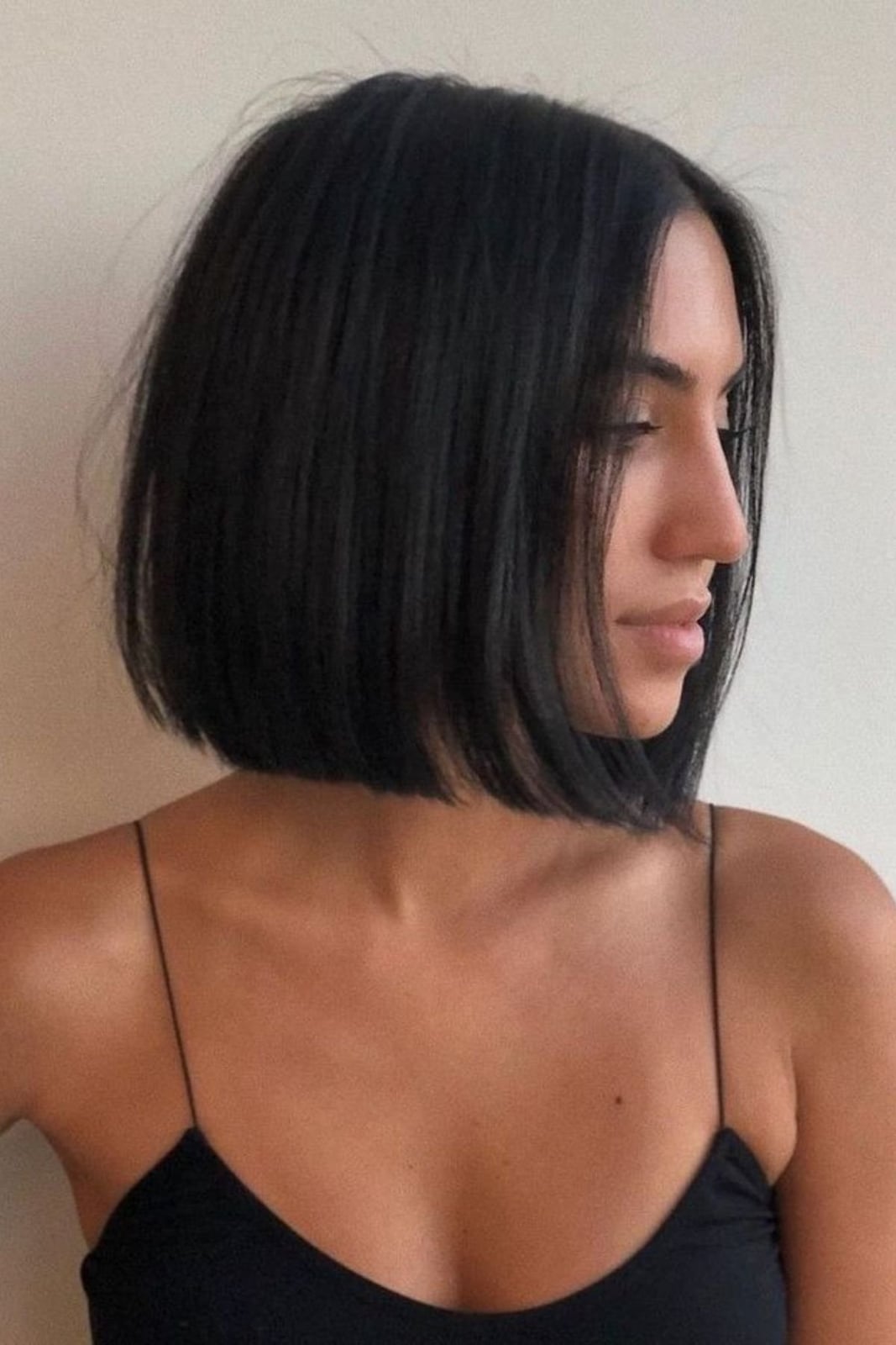 Sharp Collarbone Bob No Bangs — Bob for Fine Hair