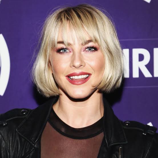 Chin Bob With Blunt Bangs Blowout, Ash Blonde — Bob for Fine Hair