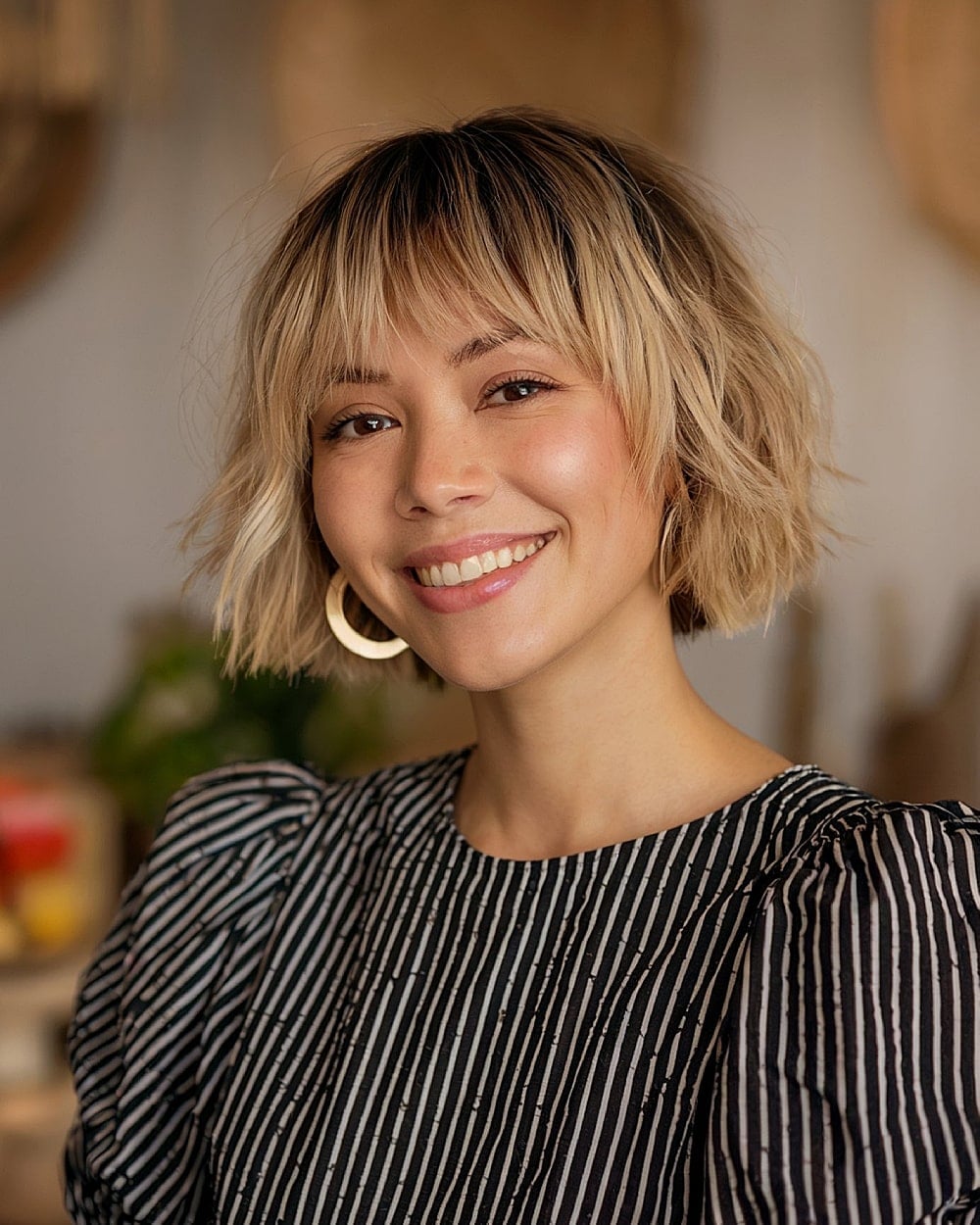 Sleek Chin Bob No Bangs — Bob for Fine Hair
