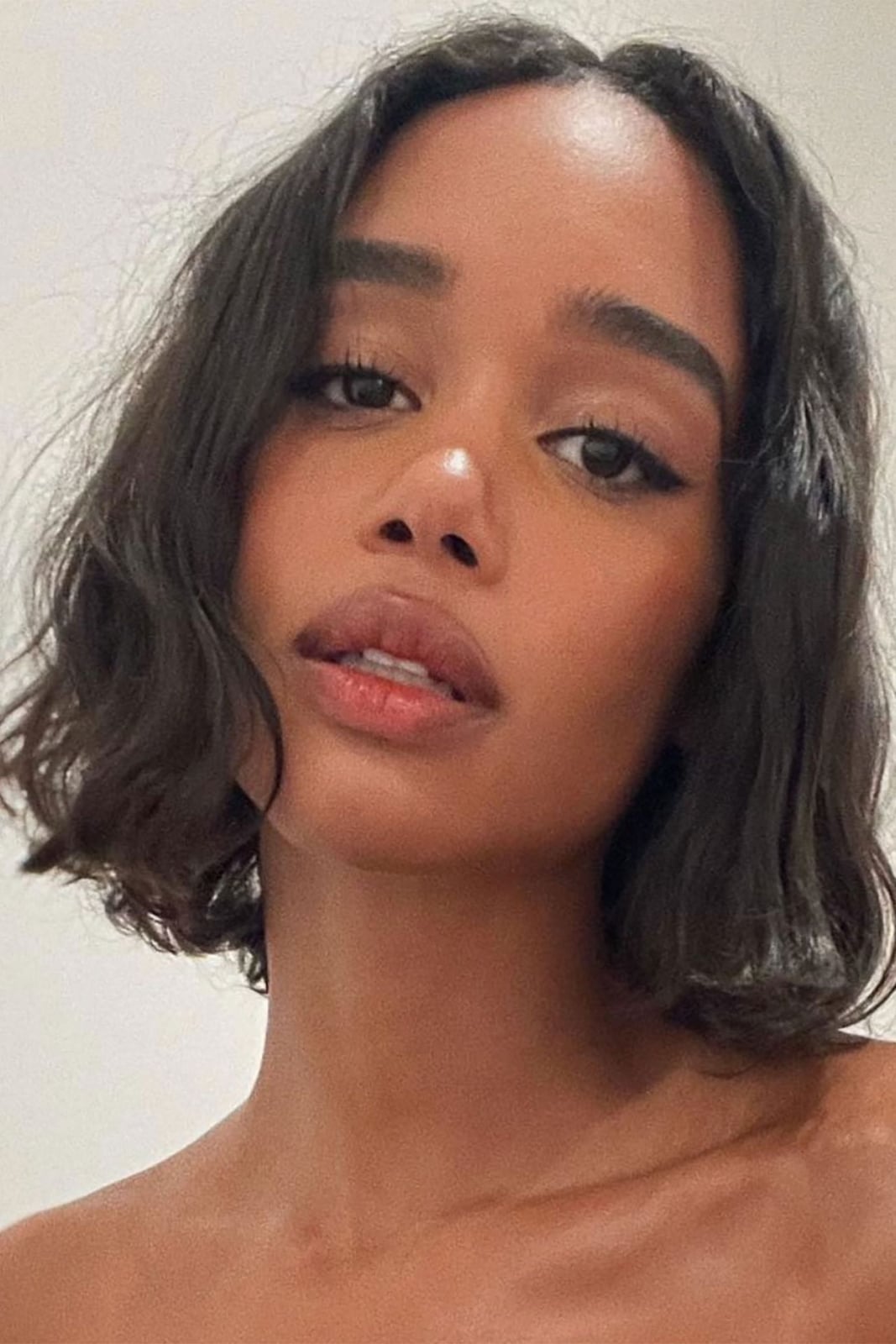 Chin Length Bob With Loose Natural Waves — Bob Hairstyles