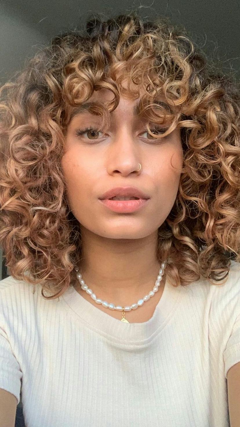 Honey Blonde Bob With Defined Curls — Bob with Curls