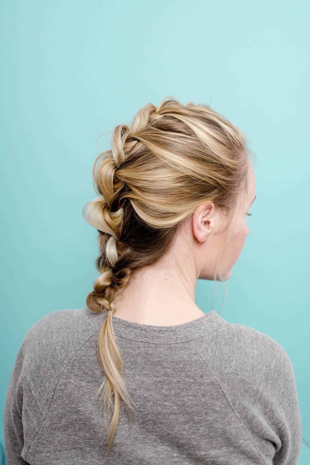 Complex Layered Blonde Braid Complex Layered Blonde Braid — Braiding Hair
