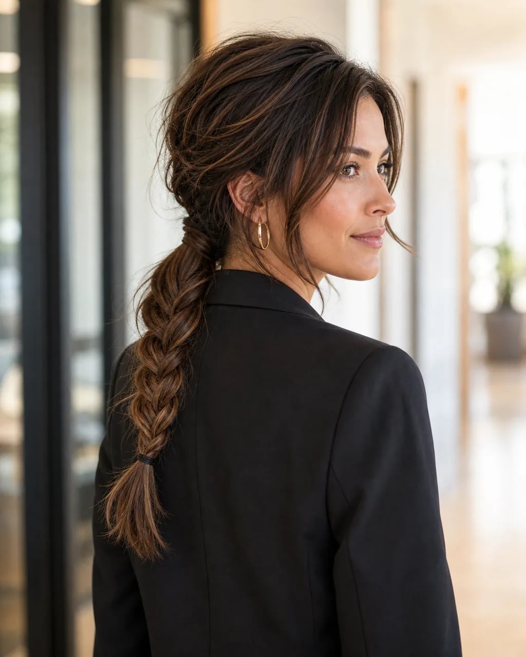 Loose Textured Braid Ponytail Loose Textured Braid Ponytail — Braiding Hair