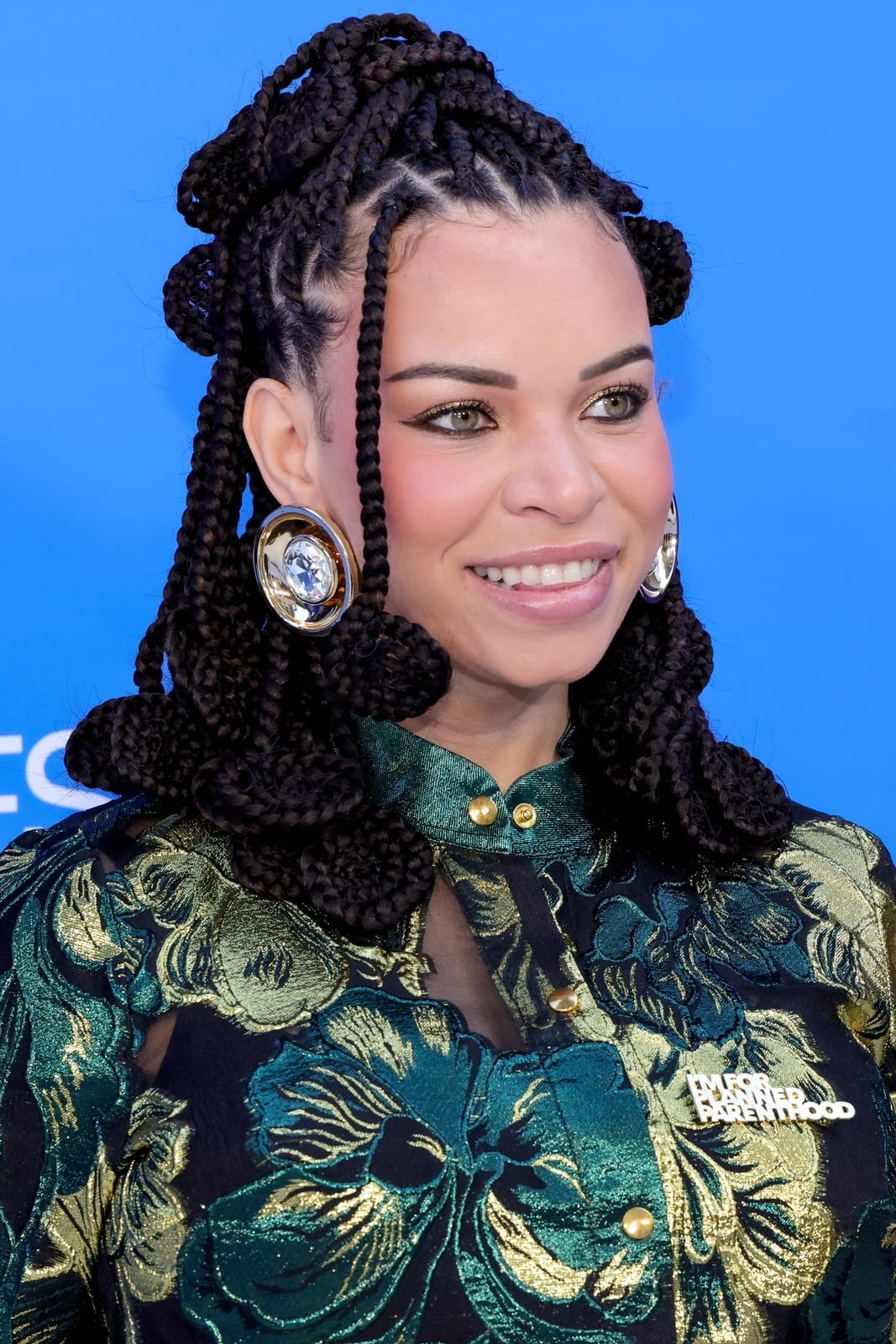 Shoulder Length Box Braids In Sculptural Buns — Braids for Black Women