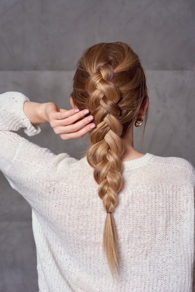 Honey Blonde Three-Strand Braid — Braids on Top