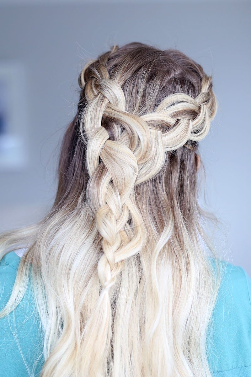 Fishtail Braid With Loose Strands — Braids to the Back