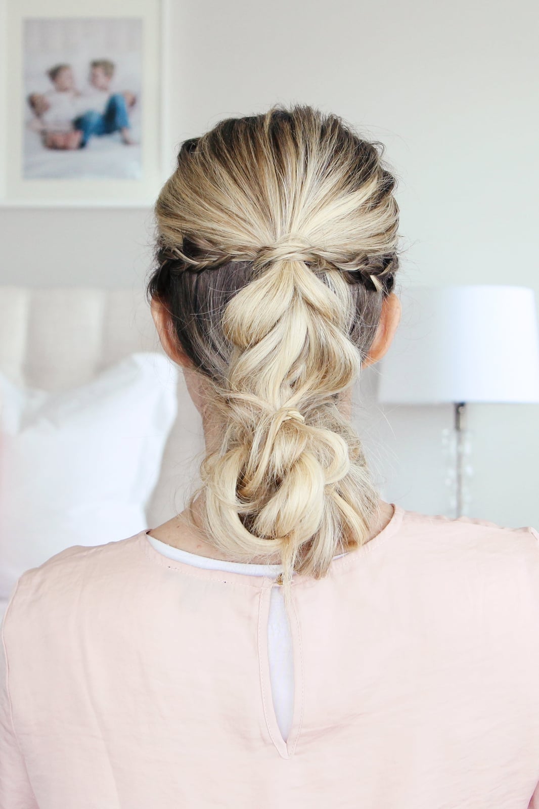 Braided Updo With Twisted Bun — Braids to the Back