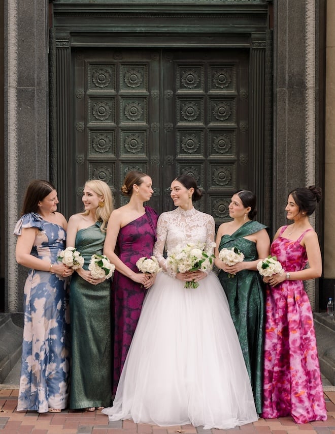 Bridesmaid Dresses with Bold Prints and Diverse Styles Bridesmaid Dresses with Bold Prints and Diverse Styles