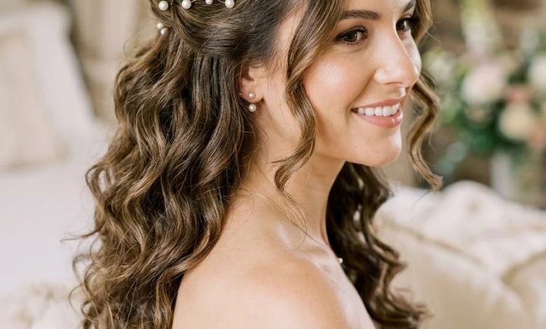 15 Bridal Half Up Half Down Hairstyles for Your Wedding Day