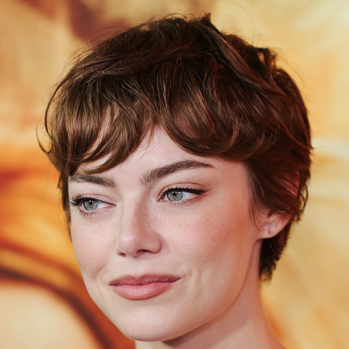 Pixie With Wispy Bangs and Piecey Texture — Brown Pixie