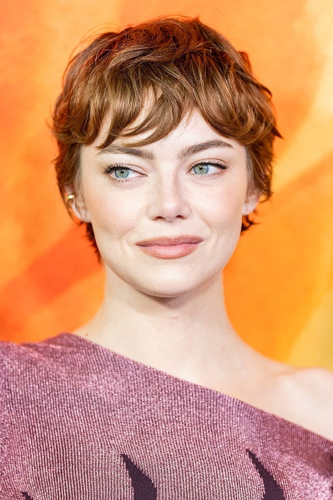Light Brown Pixie With Soft Waves and Short Bangs