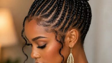 23 Braided Updo Natural Hair Styles That Pop - Blush Fizz
