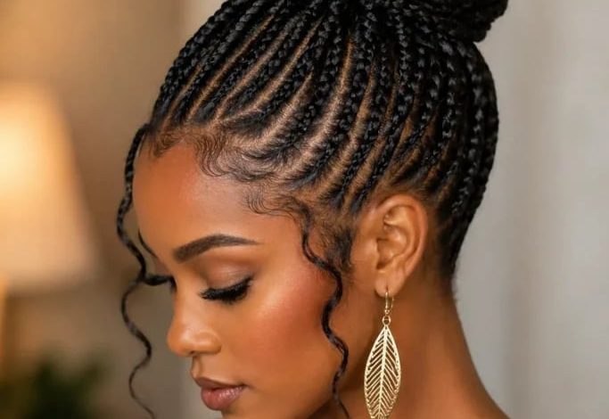 23 Braided Updo Natural Hair Styles That Pop - Blush Fizz