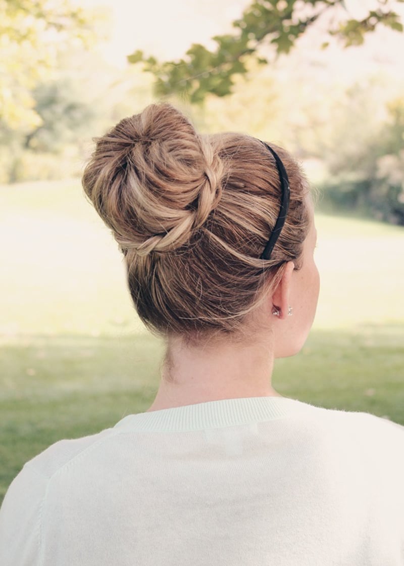 Smooth Twisted Braided Bun Smooth Twisted Braided Bun — Bun Braids