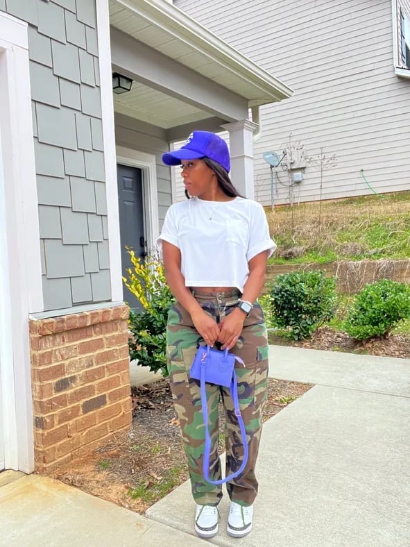 Camo Cropped Jacket With Knit Shorts Camo Cropped Jacket With Knit Shorts — Camo Outfits