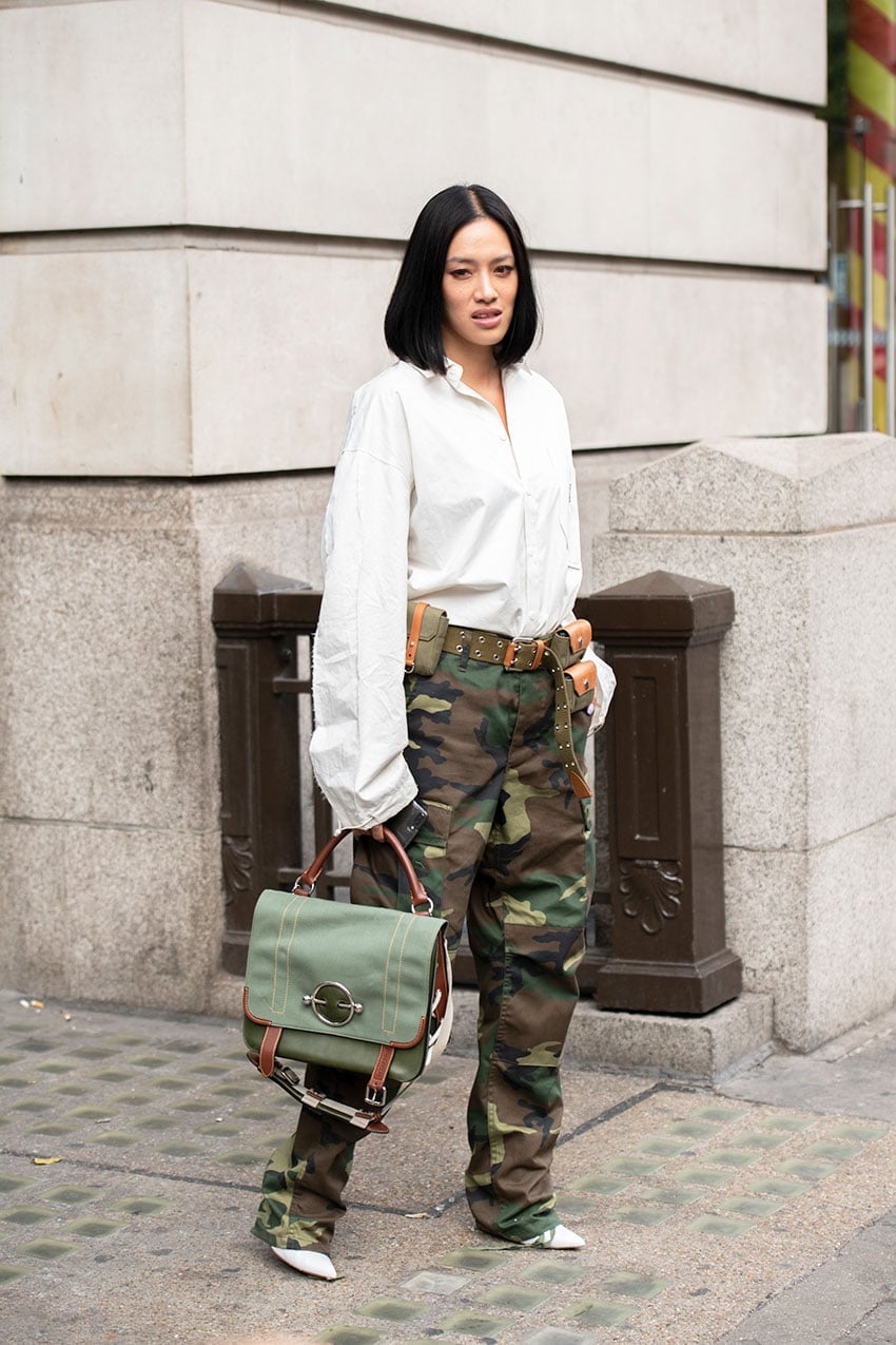 Wide Leg Camo Pants With An Oversized Shirt Wide Leg Camo Pants With An Oversized Shirt — Camo Outfits