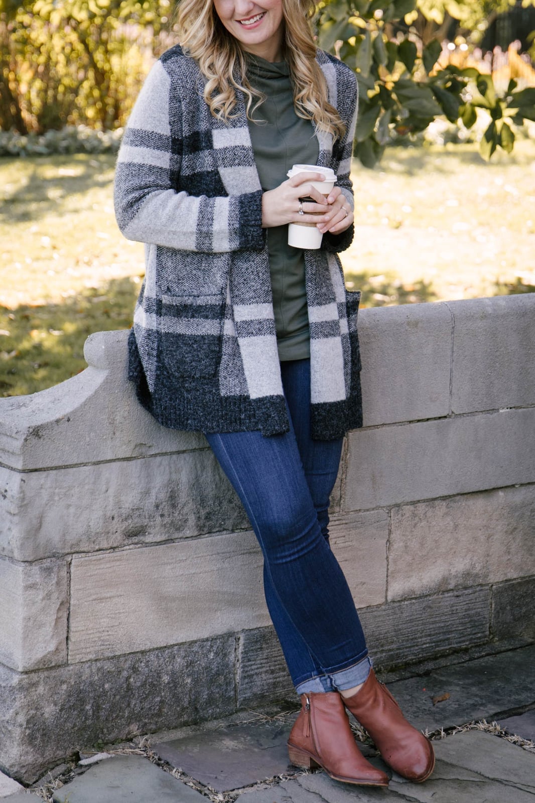 Plaid Longline Cardigan for a Cozy Fall Look — Cardigan Outfits Ideas