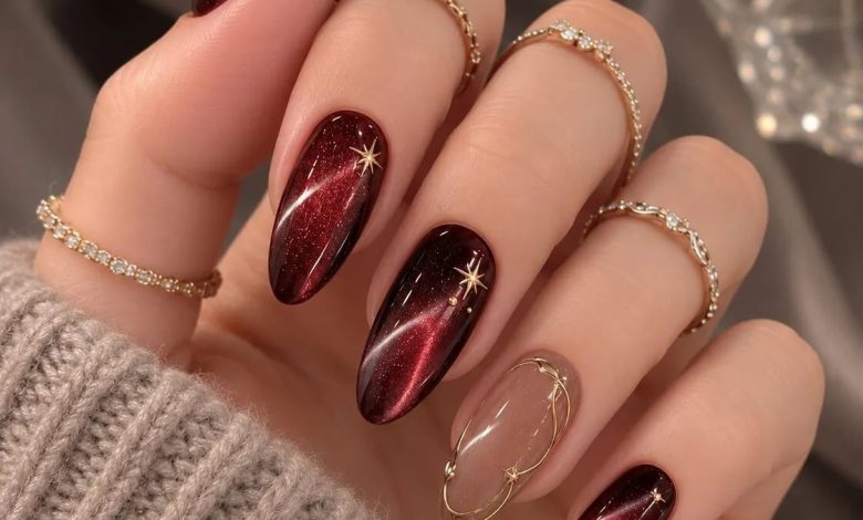 Burgundy Cat Eye Nails: 10 Best Ideas for Fall 2026