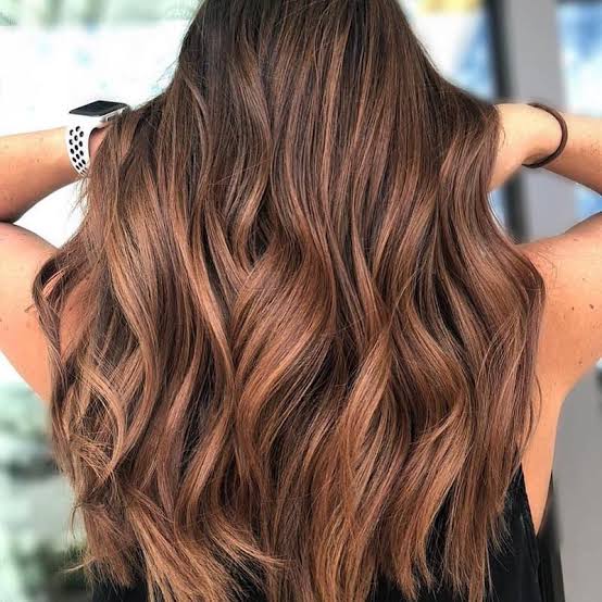 Mid-Back Balayage With Cinnamon Mid-Back Balayage With Cinnamon — Cinnamon Hair