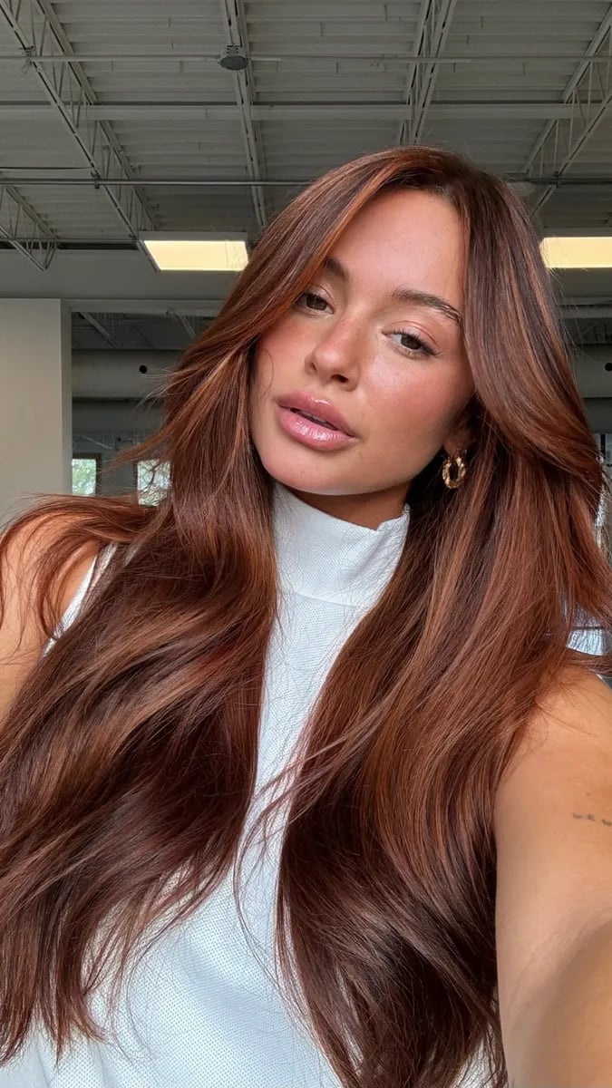 Rich Cinnamon With Red Undertones Rich Cinnamon With Red Undertones — Cinnamon Hair Color