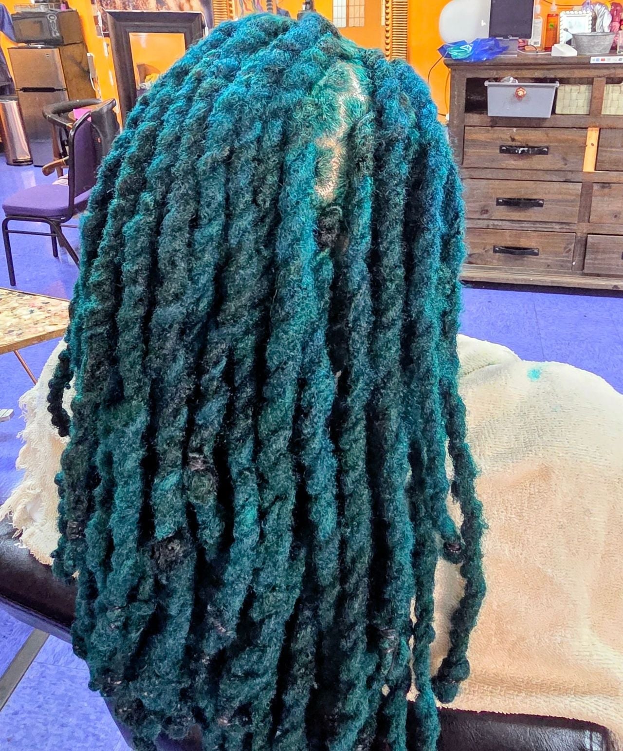 Short Blonde Highlights on Dark Roots Short Blonde Highlights on Dark Roots — Color Locs