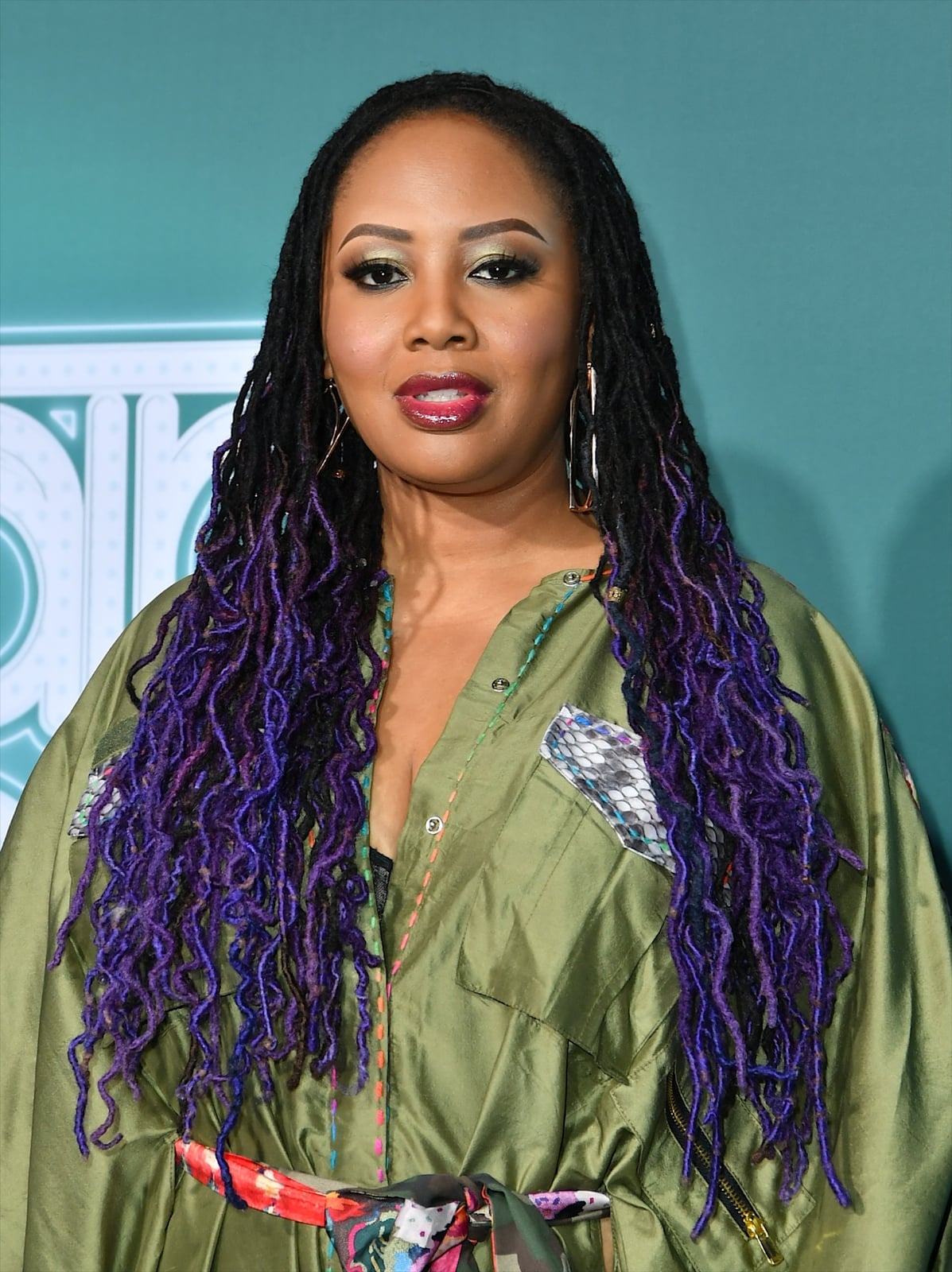 Fiery Black Locs with Red, Yellow, Orange Streaks Fiery Black Locs with Red, Yellow, Orange Streaks — Color Locs