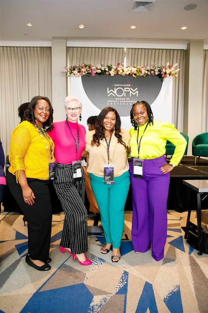 Vibrant Color Blocking Conference Outfits