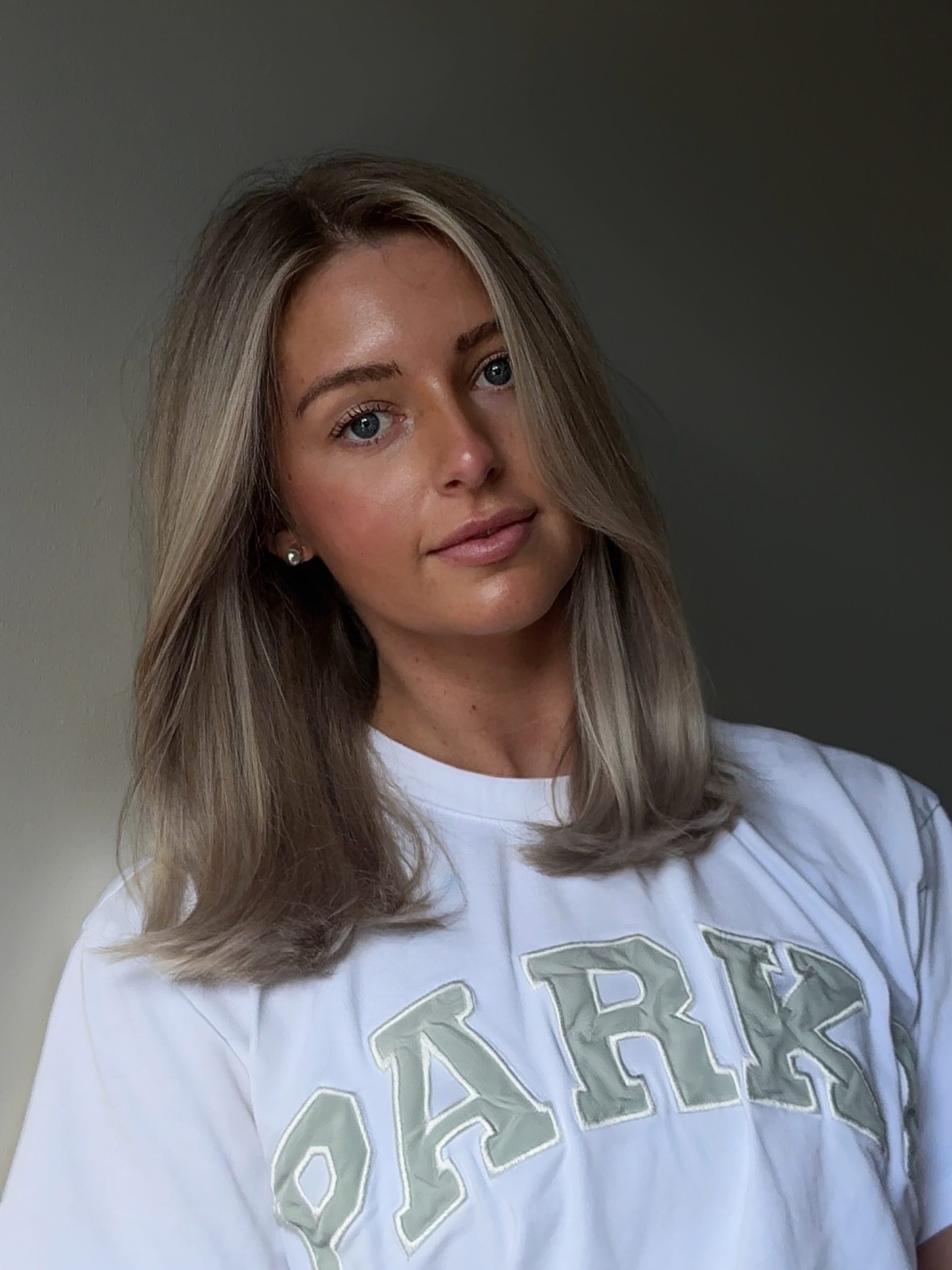 Cool Ash Blonde With Face Framing Layers