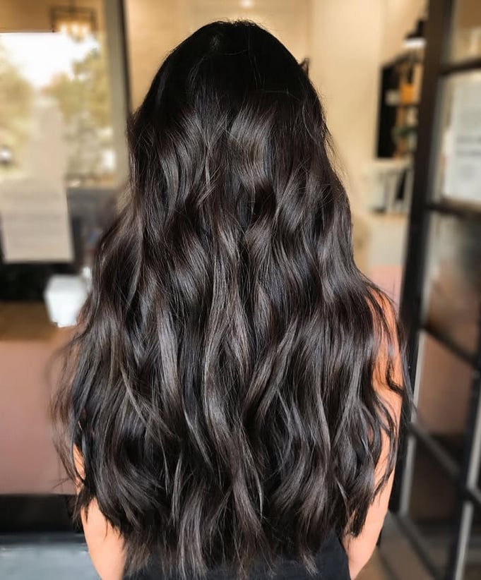 Dark Brown With Subtle Lighter Pieces Dark Brown With Subtle Lighter Pieces — Cool Brown Hair