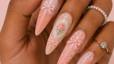 32 Coquette Nail Design Ideas That Are Soft, Pretty, and Playful - Style Zuri