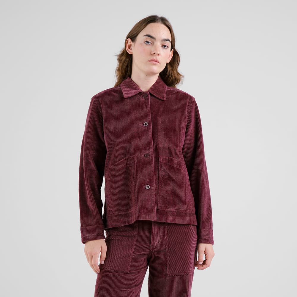 Burgundy Corduroy Matching Set — Corduroy Jacket Outfits